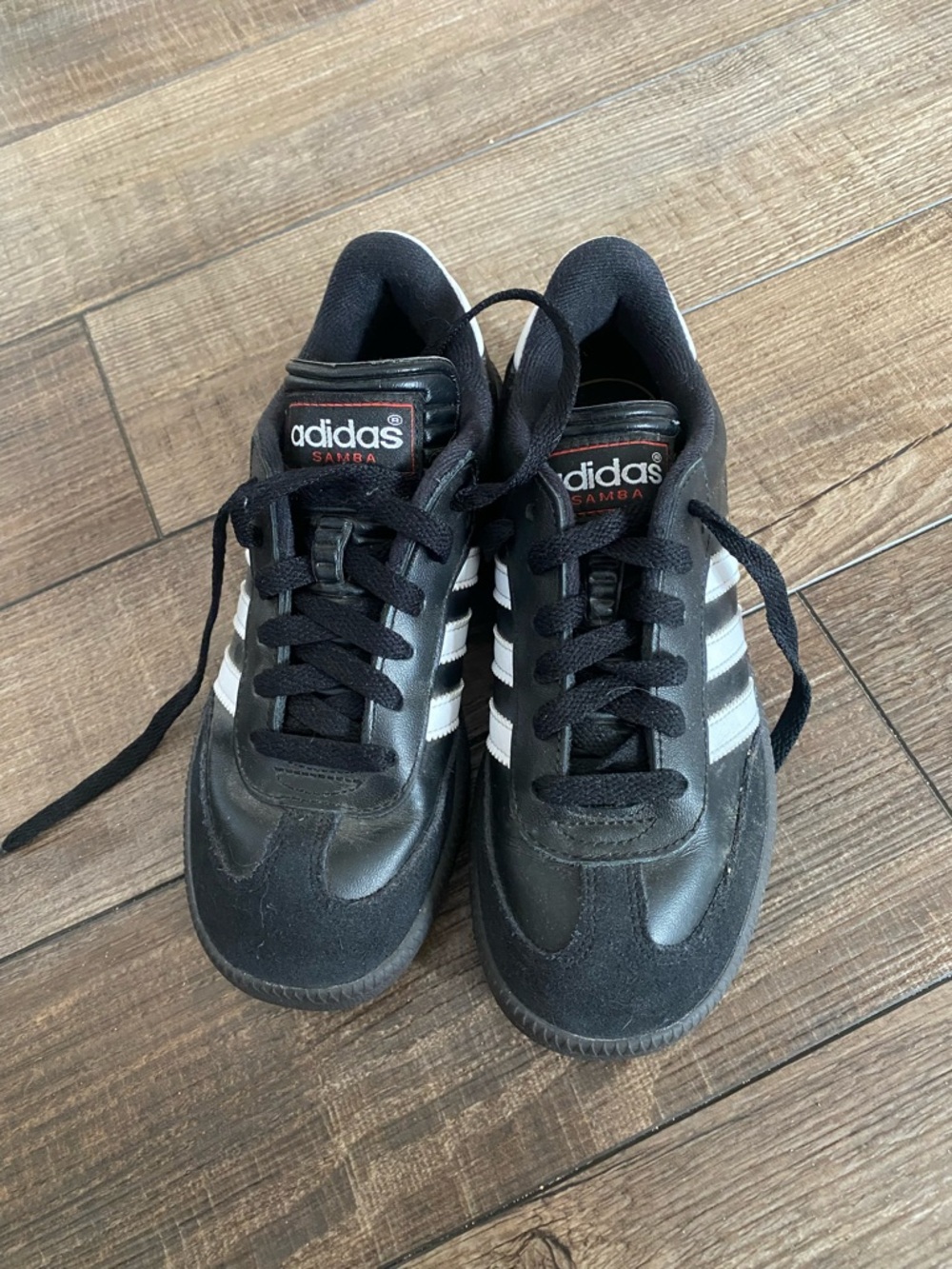 adidas Samba Low-Top Sneakers in Black & White